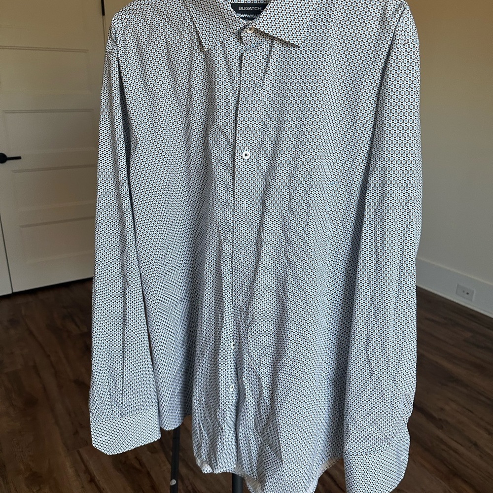 Black Men's White Shirt